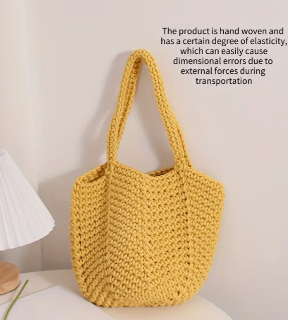 Handtasche Im Minimalistischen Strohdesign