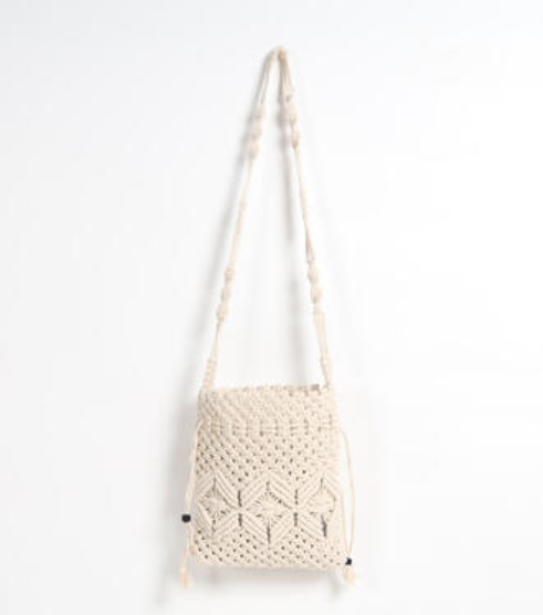 Makramee Schultertasche