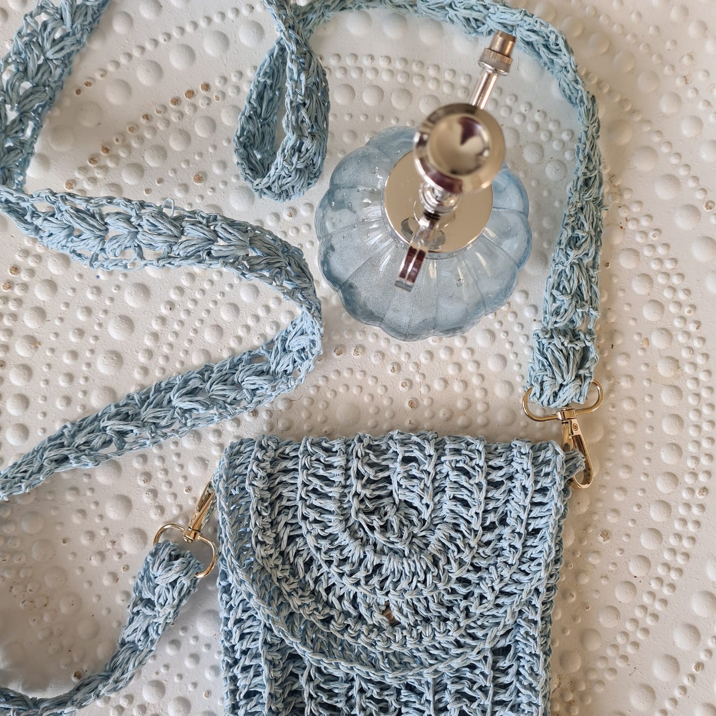 Stroh Tasche, gehackelt