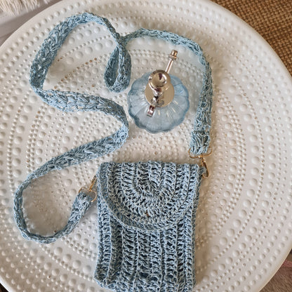 Stroh Tasche, gehackelt