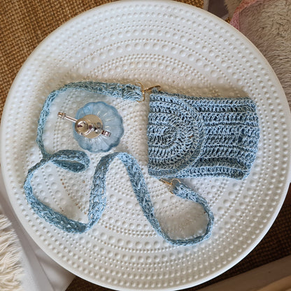 Stroh Tasche, gehackelt
