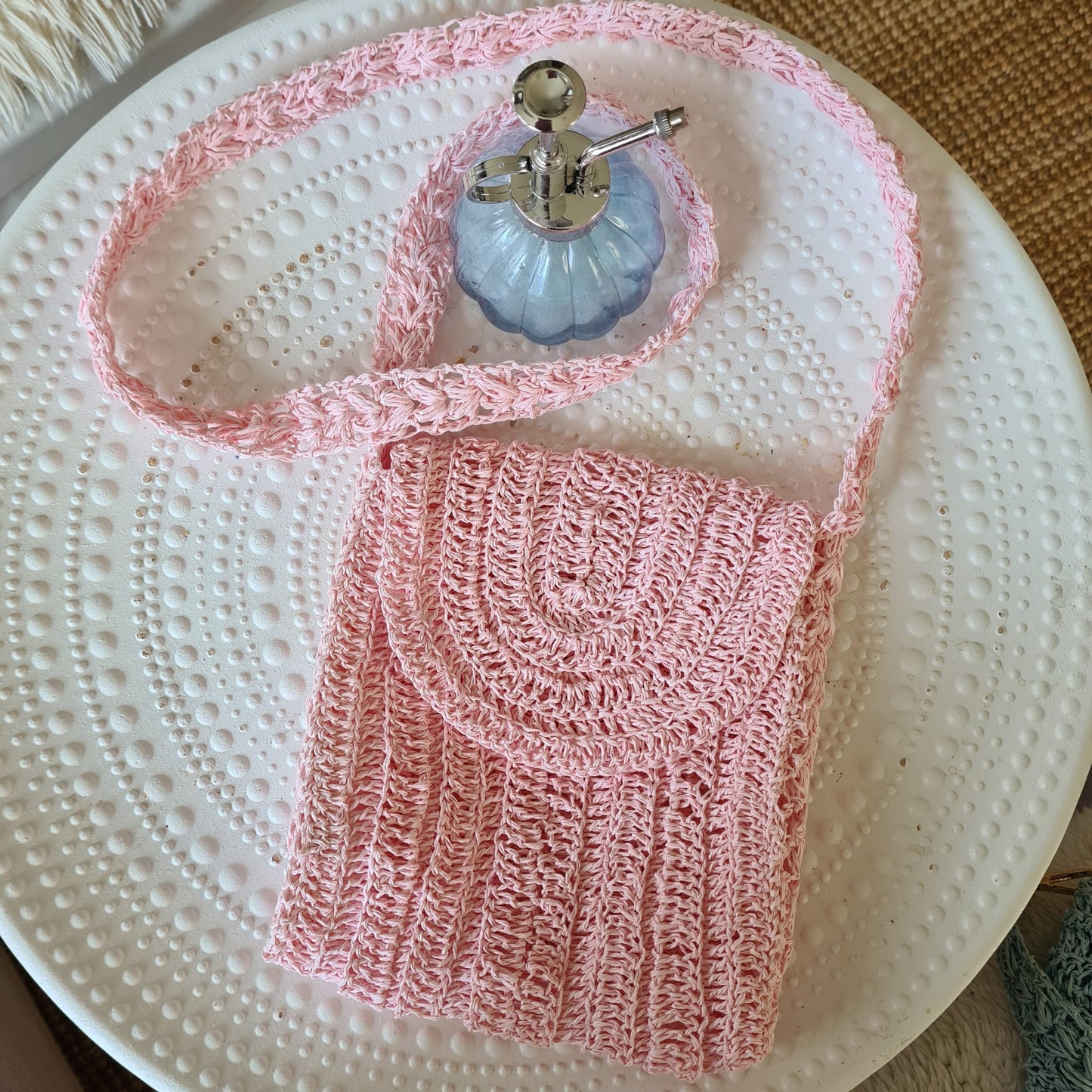 Stroh Tasche,gehackelt