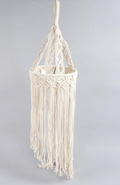 Bohemian Macrame Hanging Lampe