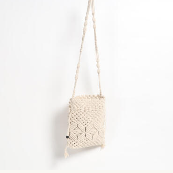 Makramee Schultertasche