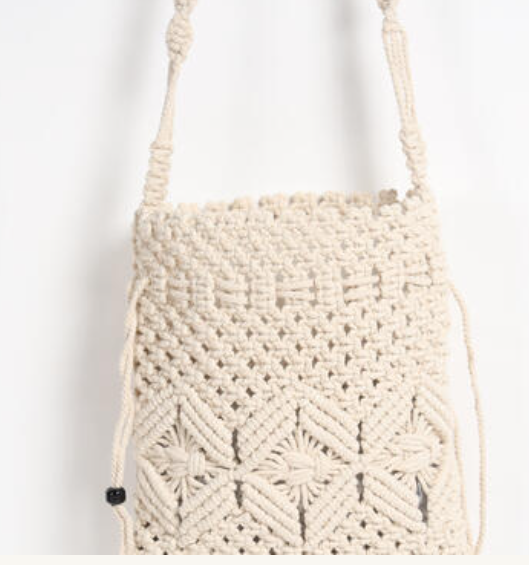 Makramee Schultertasche