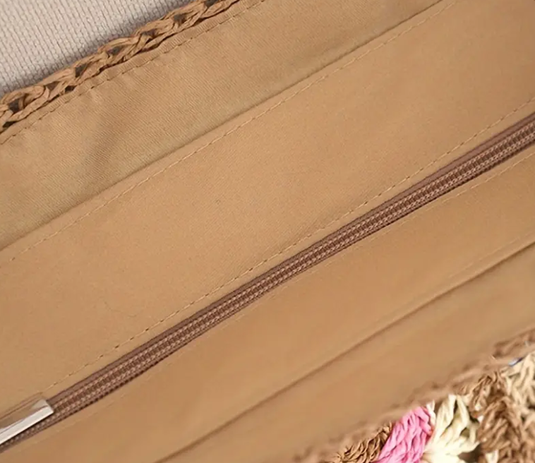 Gehäkelte Tasche im Bohème-Stil