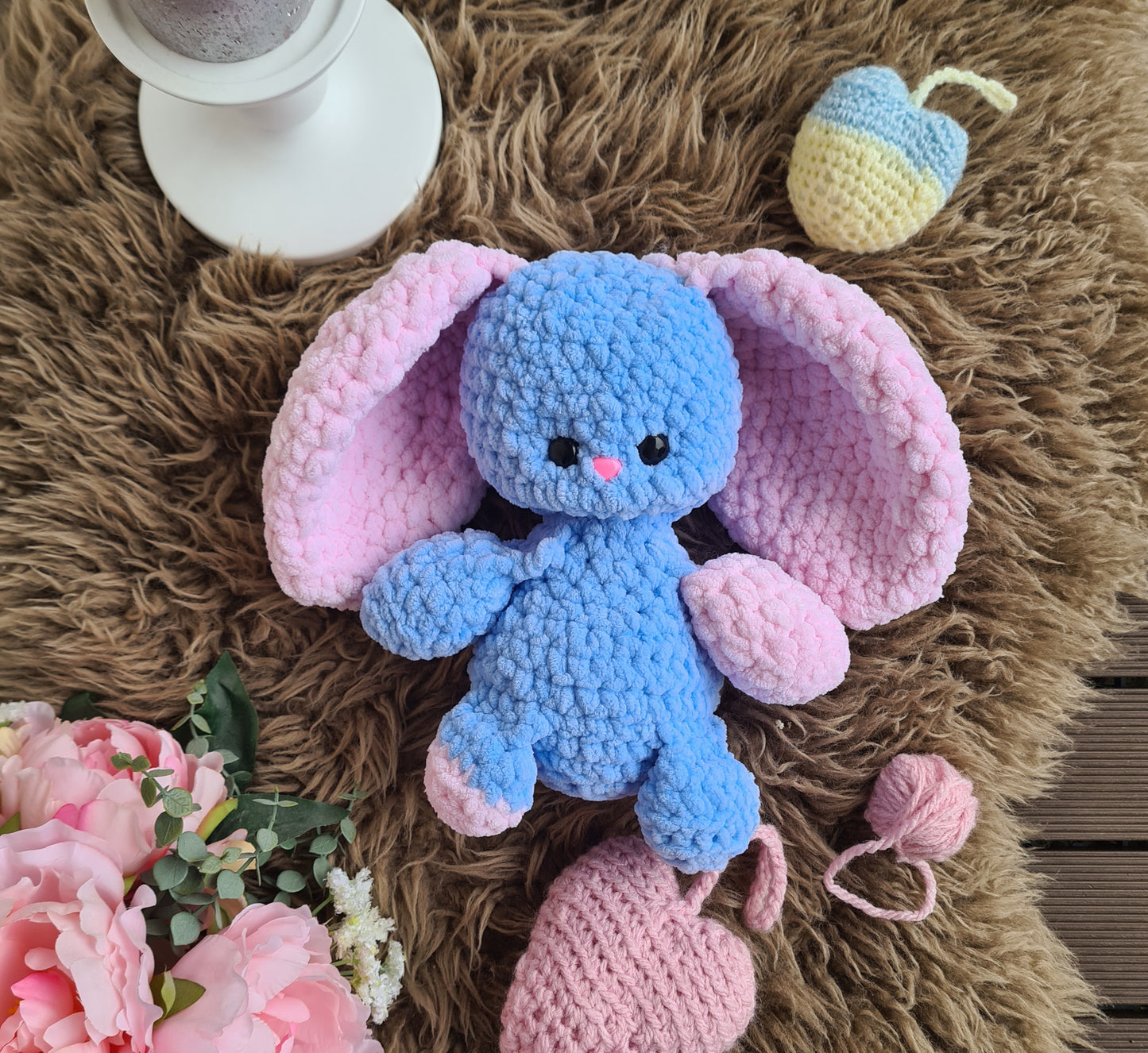Bunny crocheted, handmade