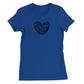 Premium Womens Crewneck T-shirt "Ornament love"