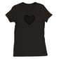 Premium Womens Crewneck T-shirt "Ornament love"
