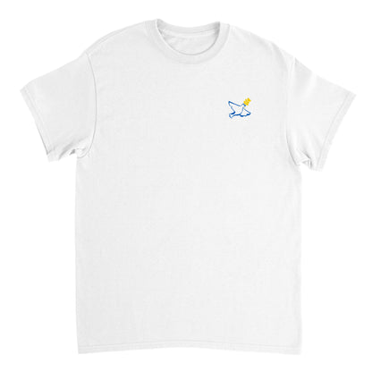 Heavyweight Unisex Crewneck T-shirt"Peace"