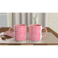 White 11oz Ceramic Mug with small lettering "Ich liebe dich"