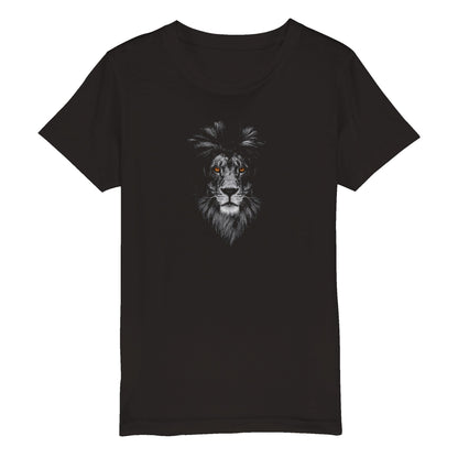 Organic Kids Crewneck T-shirt Lion