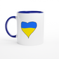White 11oz Ceramic Mug with Color Inside