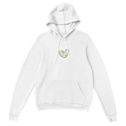 Classic Unisex Pullover Hoodie "flower heart"
