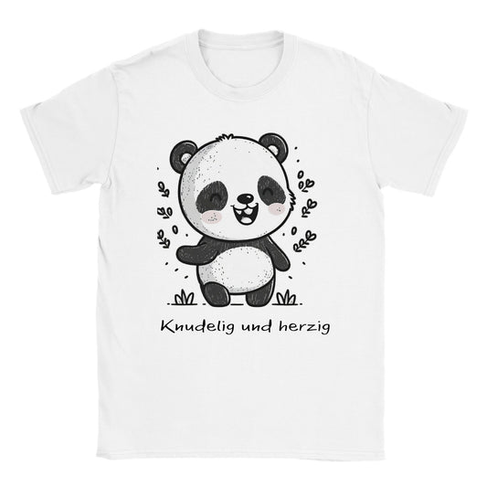 Classic Kids Crewneck T-shirt "Herziger Panda"