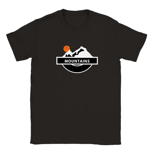 Classic Kids Crewneck T-shirt Mountains