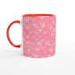 White 11oz Ceramic Mug with small lettering "Ich liebe dich"