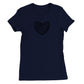 Premium Womens Crewneck T-shirt "Ornament love"